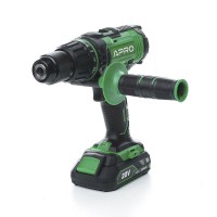 Дриль-шуруповерт ударний APRO 20В, 2А, 20HD 2 АКБ, ЗУ, кейс Дриль-шуруповерт ударний APRO 20В, 2А, 20HD 2 АКБ, ЗУ, кейс