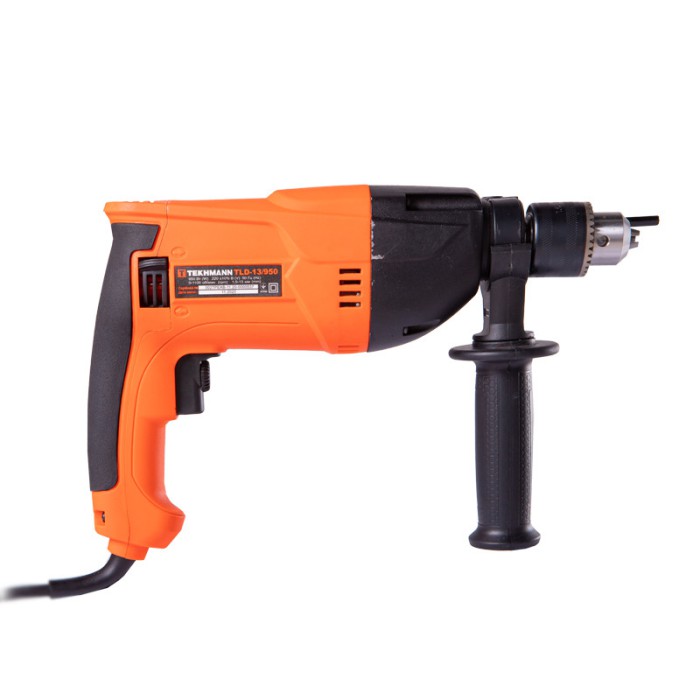 Низькообертовий дриль Tekhmann TLD-13/950, 950 Вт, 0-1100 об/хв, ключовий патрон 13 мм, реверс