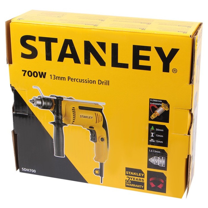 Дрель ударная Stanley SDH700  (700 Вт)