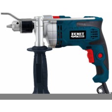 Дриль ударний Зеніт ЗДП-1050 профі, 1050 Вт, 3000 об/хв, ключовий патрон 13 мм