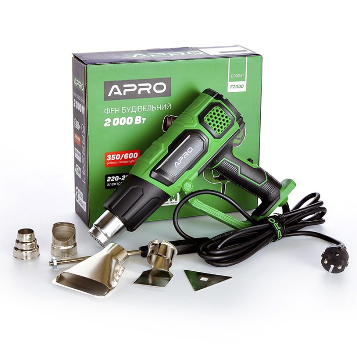 Фен будівельний APRO F2000