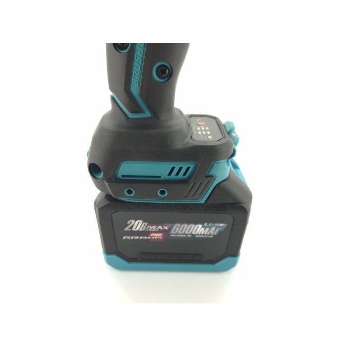 Гайковерт акумуляторний безщітковий Grand АГ-2000UBL, 2000 Нм, 20 В, 6 А/год, 3 швидкості, 3 головки, кейс Гайковерт акумуляторний безщітковий Grand АГ-2000UBL, 2000 Нм, 20 В, 6 А/год, 3 швидкості, 3 головки, кейс