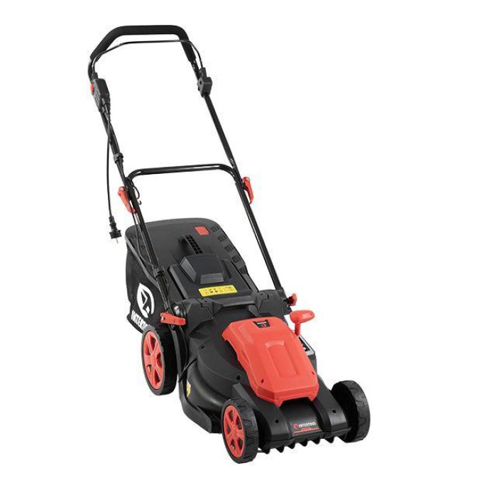 Газонокосарка електрична INTERTOOL WT-2265, 1.8 кВт, захват 400 мм, висота зрізу 25-75 мм, контейнер 40 л