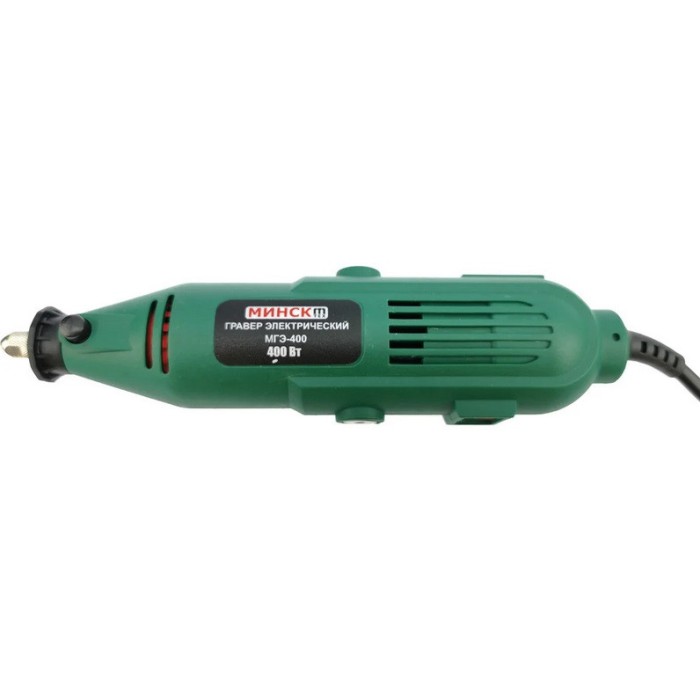 Гравер електричний Мінськ МГЕ-400 (гнучкий вал, комплект насадок, кейс)