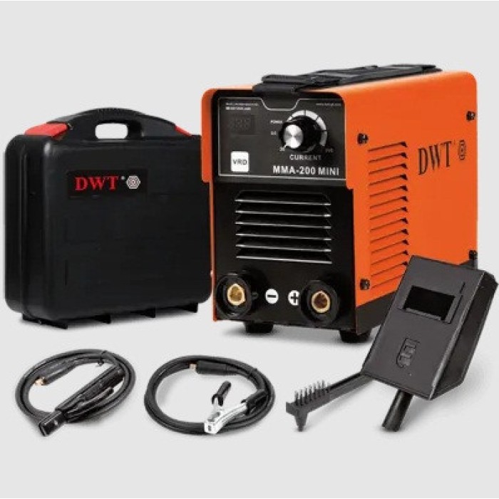 Інверторний зварювальний апарат DWT ММА-200 MINI IMC