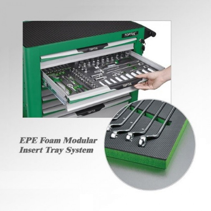 Комбинированный набор инструментов 13ед. (в ложементе) TOPTUL GED1322