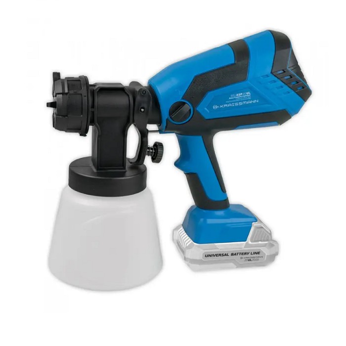 Комплект KRAISSMANN 20UL (фарборозпилювач, кутова шліфмашина, ударний шурупокрут, АКБ 2А·год, АКБ 4 А·год, ЗП)
