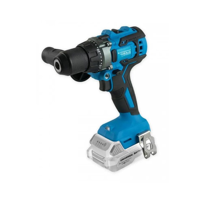 Комплект KRAISSMANN 20UL Кутова шліфмашина 1252 AWS-BL 20UL + ударний шурупокрут KRAISSMANN 132 E-ABS-BL 20UL