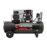 Компресор INTERTOOL PT-0012, 100 л, 1.8 кВт, 220 В, 10 атм, 250 л/хв