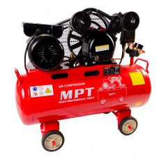 Компрессор MPT MAC20503B PROFI, 50 л, 1500 Вт/2 л.с., 1050 об/мин, 170 л/мин, 8 атм, медная обмотка