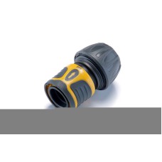 Конектор швидкознімний прогумований з аквастопом 1/2 для шланга 3/4 СИЛА