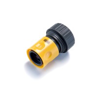 Конектор швидкознімний з аквастопом 1/2 для шланга 3/4 СИЛА