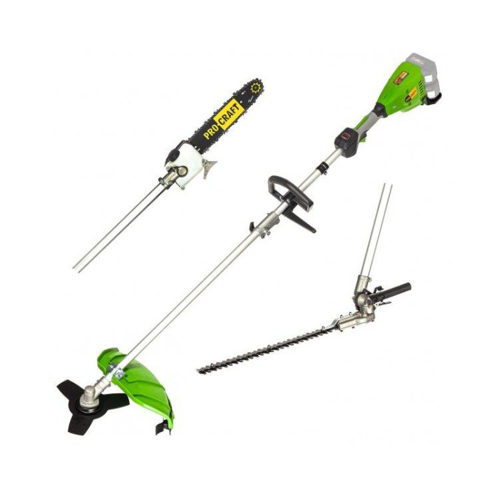 Коса акумуляторна PRO-CRAFT PTA-20/4/2battery 3 в 1 коса, гілкоріз, кущоріз, без АКБ і ЗУ
