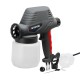 Краскопульт электрический INTERTOOL DT-5012, 120 Вт, форсунка 0,8 мм, бачок 0,8 л, 320 мл/мин