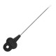 Краскопульт электрический INTERTOOL DT-5012, 120 Вт, форсунка 0,8 мм, бачок 0,8 л, 320 мл/мин
