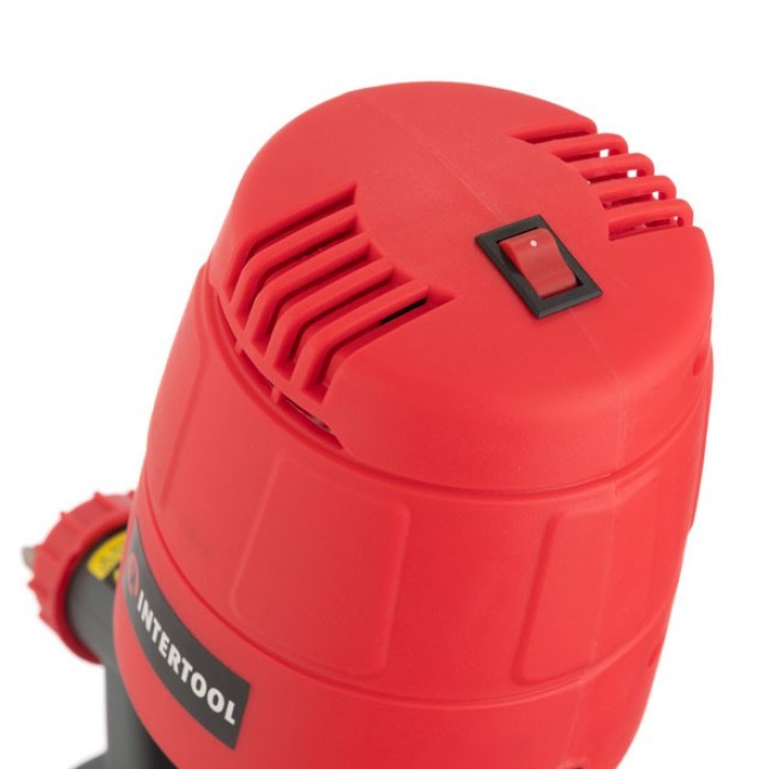 Краскопульт электрический INTERTOOL DT-5045, HVLP 450 Вт., форсунка 1.5 мм, бачок 1л., 100-200 мл/мин