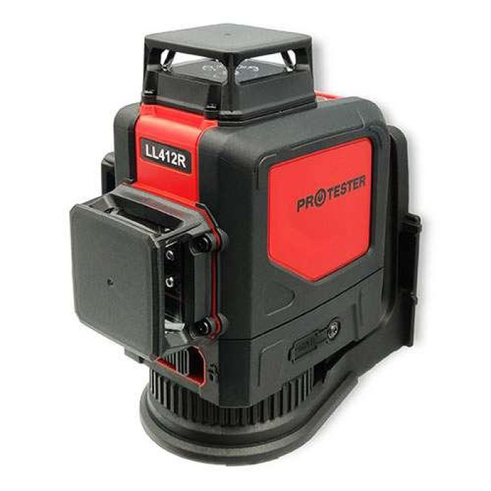 Лазерний рівень, 3x360° (H360/2xV360, красний луч) PROTESTER LL412R