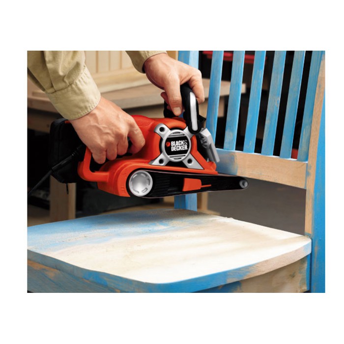 Стрічкова шліфувальна машина Black+Decker 720 Вт 533 х 75 мм KA88-QS