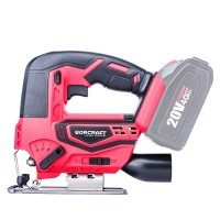 Акумуляторний Лобзик Worcraft CJS-S20Li, 20 В, без акк., 0-2500 хід/хв, LED-підсвічування, маятниковий хід