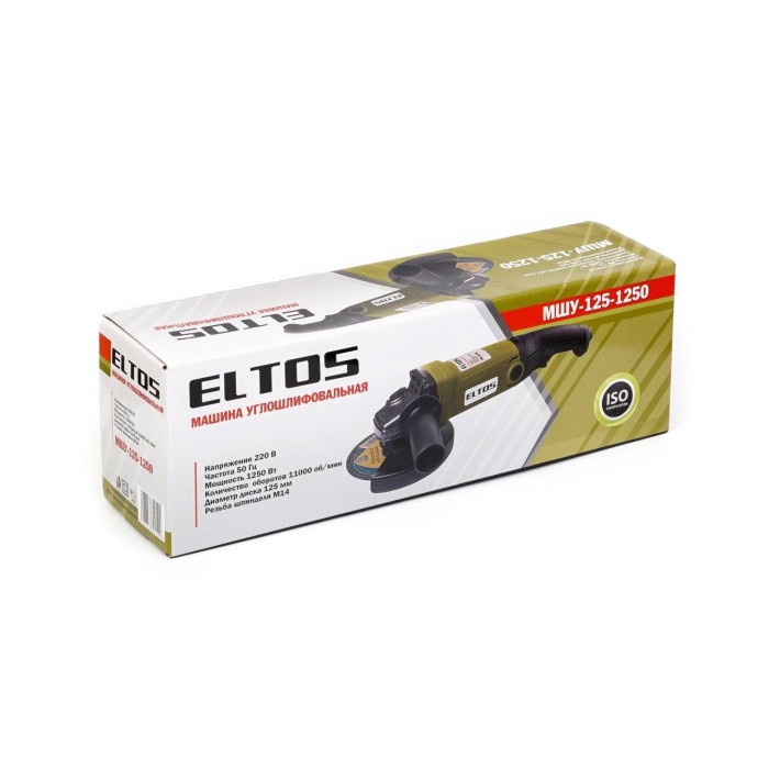 Машина углошлифовальная Eltos МШУ-125-1250