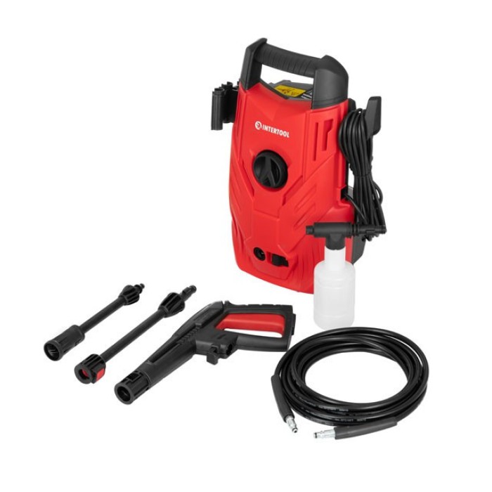 Мийка високого тиску INTERTOOL DT-1502 1200Вт, ном. 5.5 л/хв, макс. 6.5 л/хв, 70-100бар