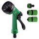 Набір для поливання пістолет-розпилювач 7-режимний 2 конектори + адаптер на шланг 3/4