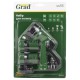 Набір для поливання пістолет-розпилювач 7-режимний 2 конектори + адаптер на шланг 3/4