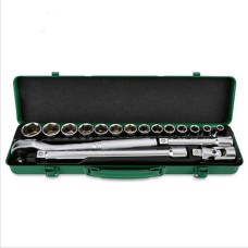 Набор головок с трещоткой TOPTUL GCAD1821, 1/2" 18ед.