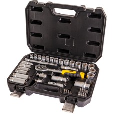 Набір ключів і насадок торцевих MASTERTOOL 78-3039, CRV 3/8" (39 шт.)