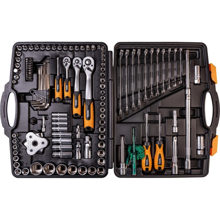 Набір ключів і насадок торцевих MasterTool 78-5121 PROFI, 1/4