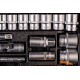 Набор насадок торцевых MasterTool 78-4126 PROFI, CrV 1/2”  8-32 мм, трещотка 72Т, 26 шт, мет. кейc