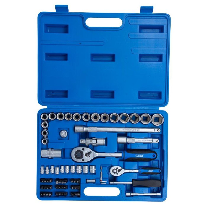 Набір насадок торцевих і біти 1/4