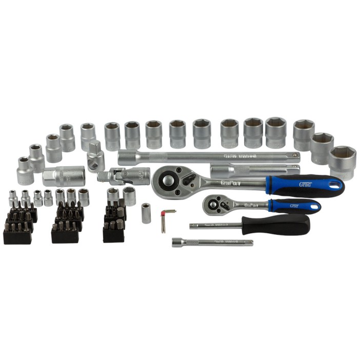 Набір насадок торцевих і біти 1/4