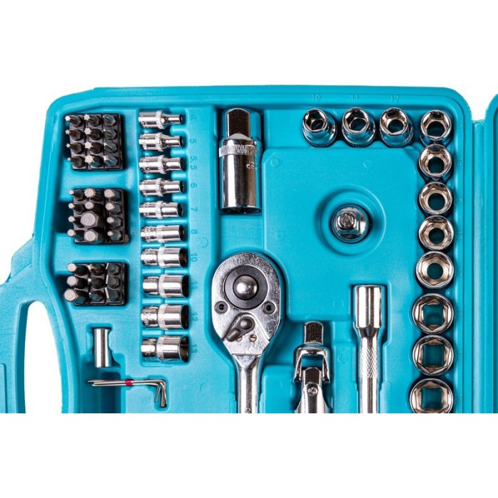 Набір насадок торцевих ТИТУЛ 78-7072 (CrV 1/4