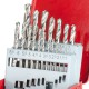 Набір свердел по металу INTERTOOL SD-0119, HSS 19 шт (1.0-10.0)