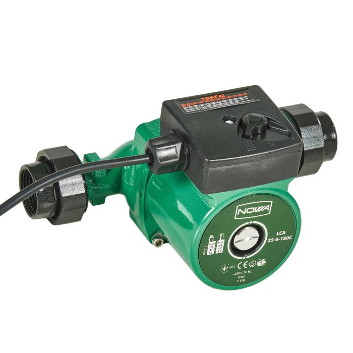 Насос циркуляційний NOWA LCА 25-6-180C (з комплектом гайок)