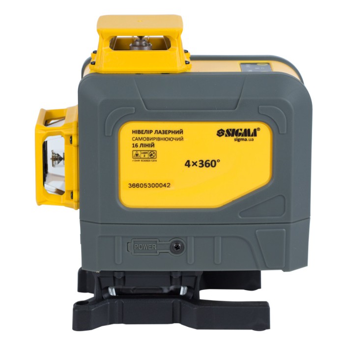 Нівелір лазерний самовирівнювальний 16 ліній 4×360° SIGMA (3727251)
