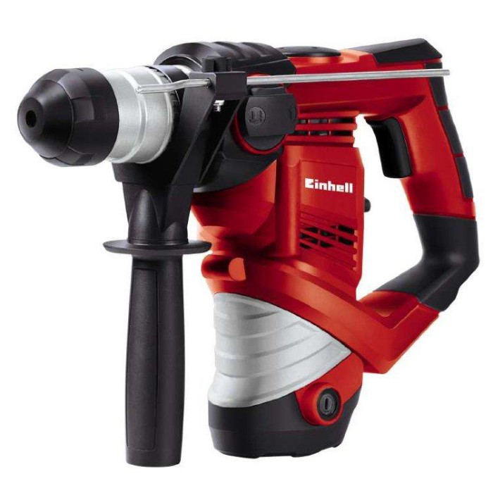 Перфоратор Einhell TC-RH 900, SDS-Plus, 900 Вт, 850 об/мин, 4100 уд/мин, 3 Дж, 3 режима, кейс, аксессуары