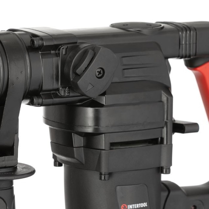 Перфоратор INTERTOOL WT-0161, 1250Вт, 3 режими, 0-800 об/хв, 0-3900 уд/хв, 4 Дж, регулювання обертів