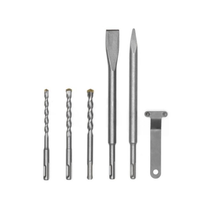 Перфоратор INTERTOOL WT-0163, 1500Вт, 3 режими, 0-850 об/хв, 0-4500 уд/хв, 6 Дж, регулювання обертів