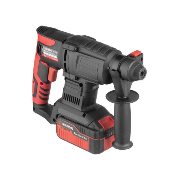 Перфоратор акумуляторний INTERTOOL WT-0370, безщітковий двигун, 20 В, 2 Дж, 0-1250 об/хв, 0-4800 уд/хв Перфоратор акумуляторний INTERTOOL WT-0370, безщітковий двигун, 20 В, 2 Дж, 0-1250 об/хв, 0-4800 уд/хв