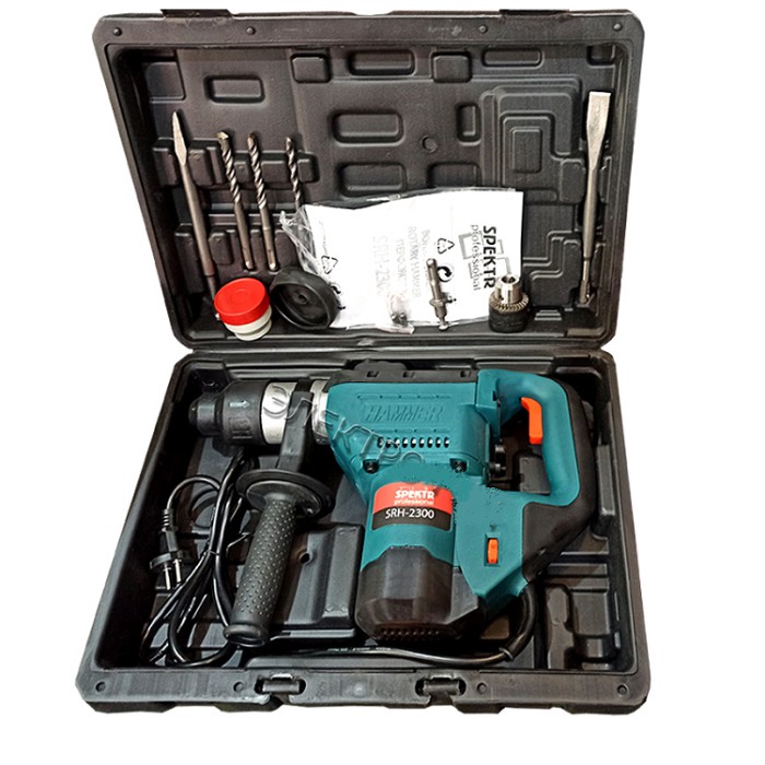 Перфоратор електричний Spektr SRH-2300 (2 патрона, кейс)
