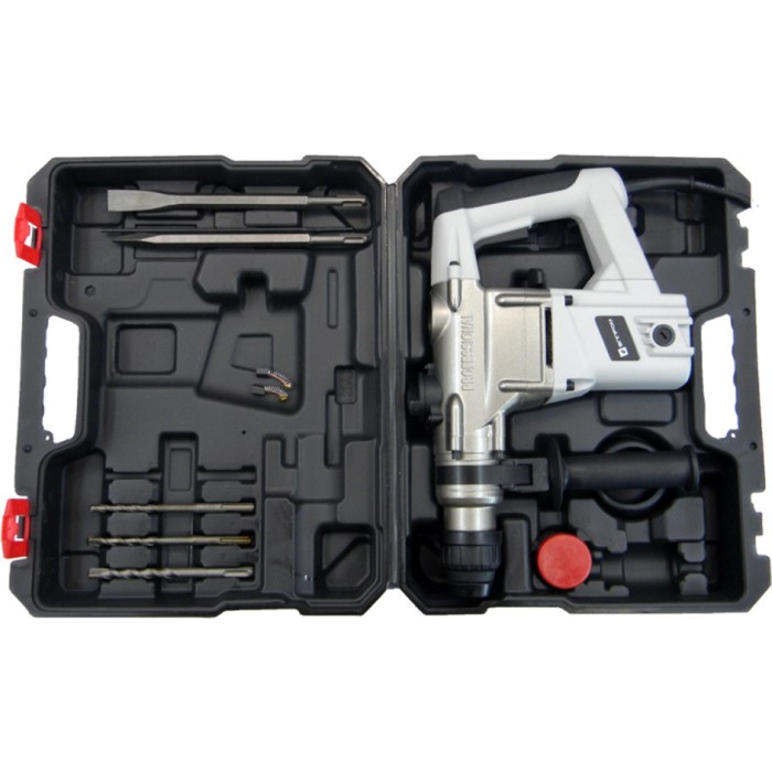 Перфоратор Елпром ЕПЕ-1700, бочковий, SDS-plus, 1000 Вт, 800 об/хв, 4000 уд/хв, 4.3 Дж, 3 режими, кейс Перфоратор Елпром ЕПЕ-1700, бочковий, SDS-plus, 1000 Вт, 800 об/хв, 4000 уд/хв, 4.3 Дж, 3 режими, кейс