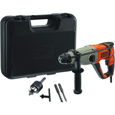 Перфоратор мережевий Black+Decker BEHS02K-QS (SDS+, 850 Вт, 2,2 Дж, 3 режими, кейс)