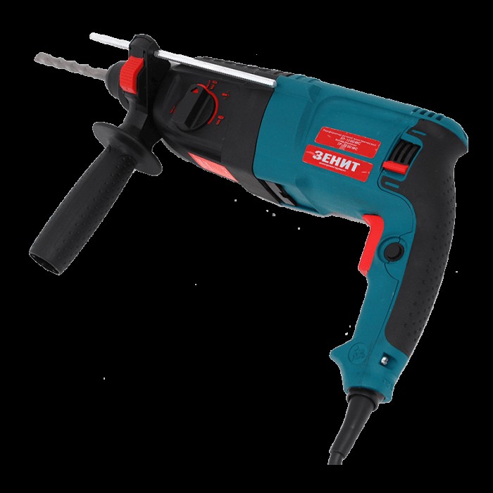 Перфоратор ЗЕНІТ ЗП-1200 ММ, SDS-Plus, 1200 Вт, 1050 об/хв, 5800 уд/хв, 2.8 Дж, 3 режими, кейс, набір буров Перфоратор ЗЕНІТ ЗП-1200 ММ, SDS-Plus, 1200 Вт, 1050 об/хв, 5800 уд/хв, 2.8 Дж, 3 режими, кейс, набір буров
