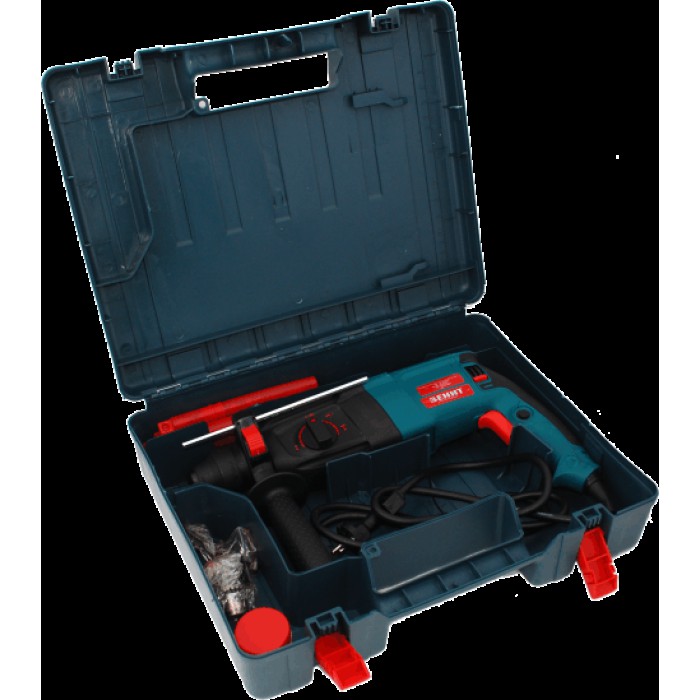 Перфоратор ЗЕНІТ ЗП-1200 ММ, SDS-Plus, 1200 Вт, 1050 об/хв, 5800 уд/хв, 2.8 Дж, 3 режими, кейс, набір буров Перфоратор ЗЕНІТ ЗП-1200 ММ, SDS-Plus, 1200 Вт, 1050 об/хв, 5800 уд/хв, 2.8 Дж, 3 режими, кейс, набір буров