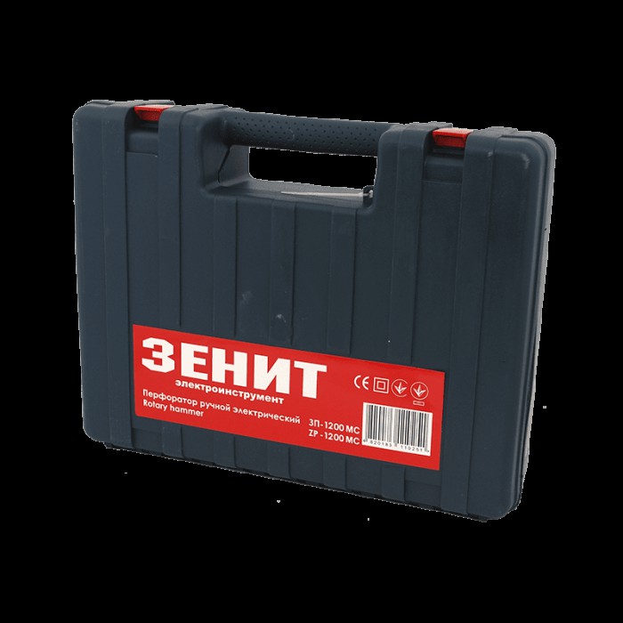 Перфоратор ЗЕНІТ ЗП-1200 ММ, SDS-Plus, 1200 Вт, 1050 об/хв, 5800 уд/хв, 2.8 Дж, 3 режими, кейс, набір буров Перфоратор ЗЕНІТ ЗП-1200 ММ, SDS-Plus, 1200 Вт, 1050 об/хв, 5800 уд/хв, 2.8 Дж, 3 режими, кейс, набір буров