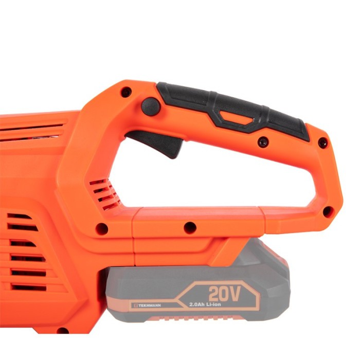 Пила акумуляторна Tekhmann TCC-10/i20, 20 В, без акум., шина 240 мм, гальмо ланцюга