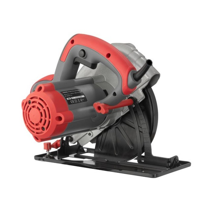 Пила дискова INTERTOOL DT-0613, 1300 Вт, 5000 об/хв, кут нахилу 0-45° глибина розпилу 41/57 мм, диск 185