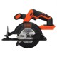 Пила дисковая аккумуляторная Black+Decker BDCCS18-QW Li-Ion 18 В 1.5 Ач диск 140 мм